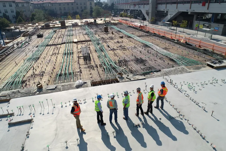 Energetische Baubegleitung auf einer Baustelle